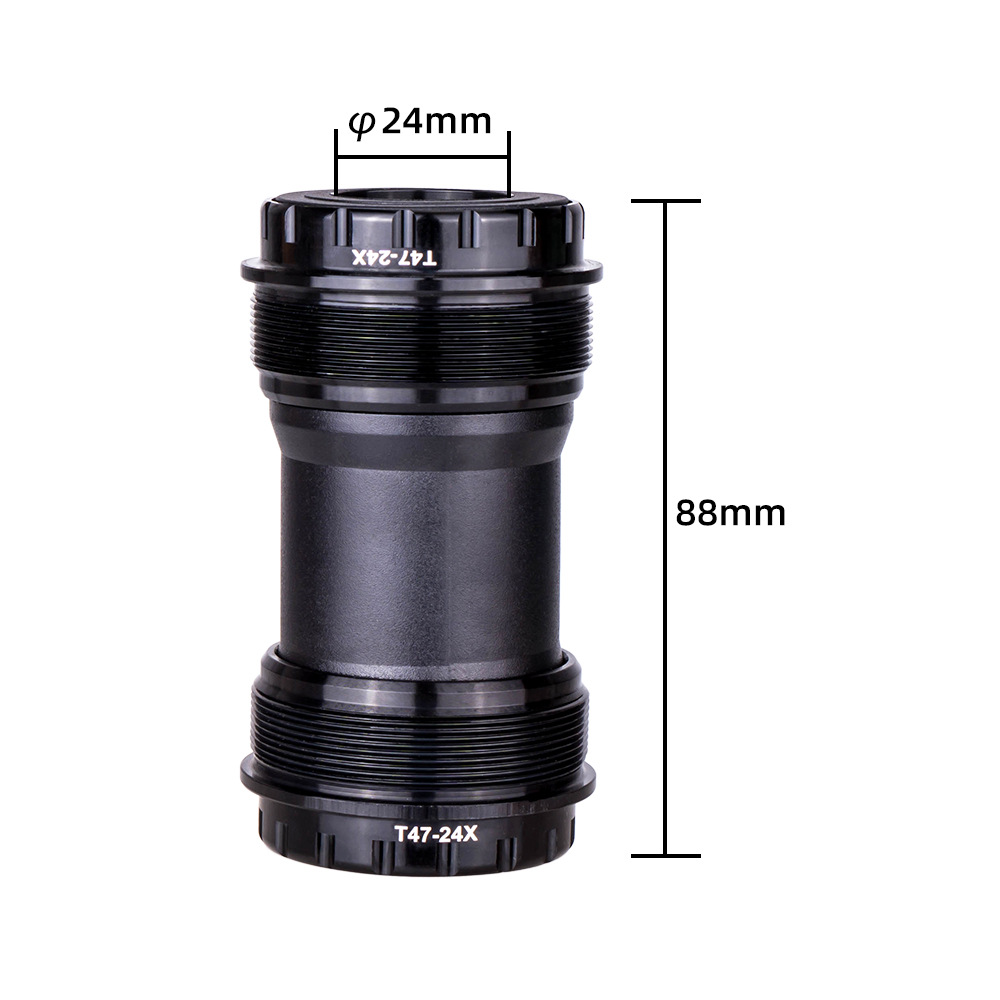 ZTTO T47 roscado incorporado en el eje del bosque externo diámetro interno eje 24mm cinco vías 86/92 mm6 8/73mm