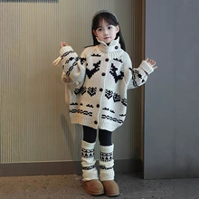 �n��Ůͯ2025�ﶬ�¿�͹Ż�ɫ���cë���_��СŮ����ɫ��������ȹ