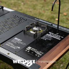 屋外 IGT テーブル SWS ハーフユニット IGTSOTO スパイダーストーブプレート多機能ポータブルキャンプ折りたたみバーベキューグリル