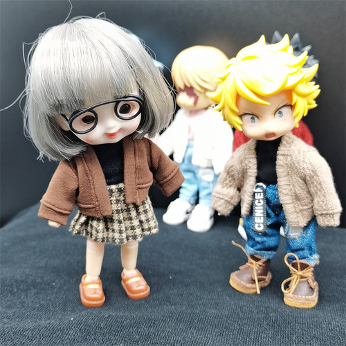 ob11 baby clothes cardigan gsc body doll top 12 points BJD YMY morning doll clothes