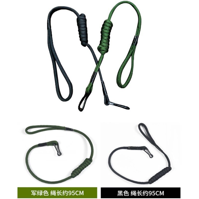 户外通用95cm战术防丢防抢绳别腰保险绳挂绳枪绳安全绳钥匙扣绳厂
