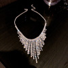 Brand sophisticated fashionable advanced choker with letters, European style, light luxury style