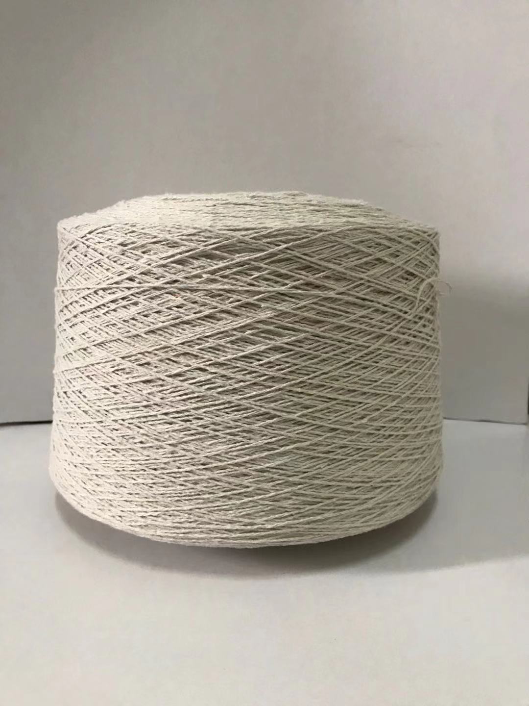 供应本白棉纱合股棉纱电缆填充棉纱现货