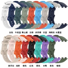 Huawei Band 8/9/10 用シリコン製スマートバンド交換用リストバンド