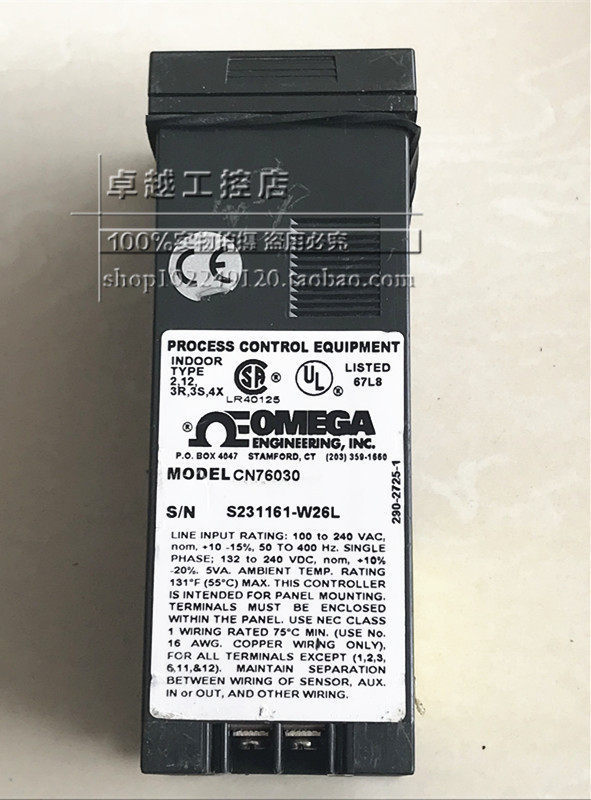 Cn76000/Cn76030 Omega American Thermostat Temperature Controller Digital Display Temperature Control Regulator