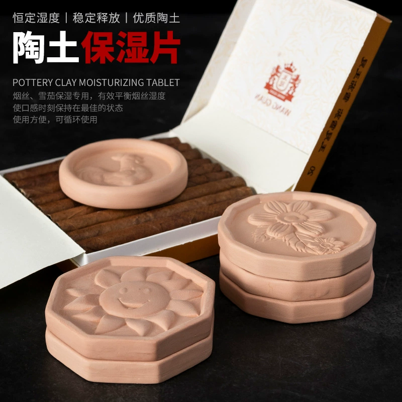Увеличение Керамический Табак Круглые Увлажняющие Таблетки Трансграничные Поставки Сигары Специальная Красная Земля Увлажняющие Таблетки Оптом