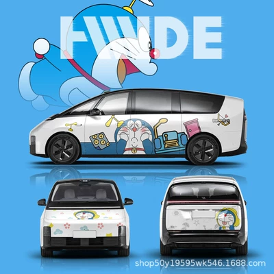 Auto Color Change Film: Car Wrap, Car Design - doraemon-series-car-customized-painted-film-place-an-order-and-consult-customer-service