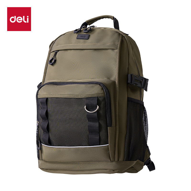 Déli BB204 gran capacidad de color sólido serie de ocio deportivo bolsas escolares de escuela secundaria para niños bolsas de almacenamiento image 9