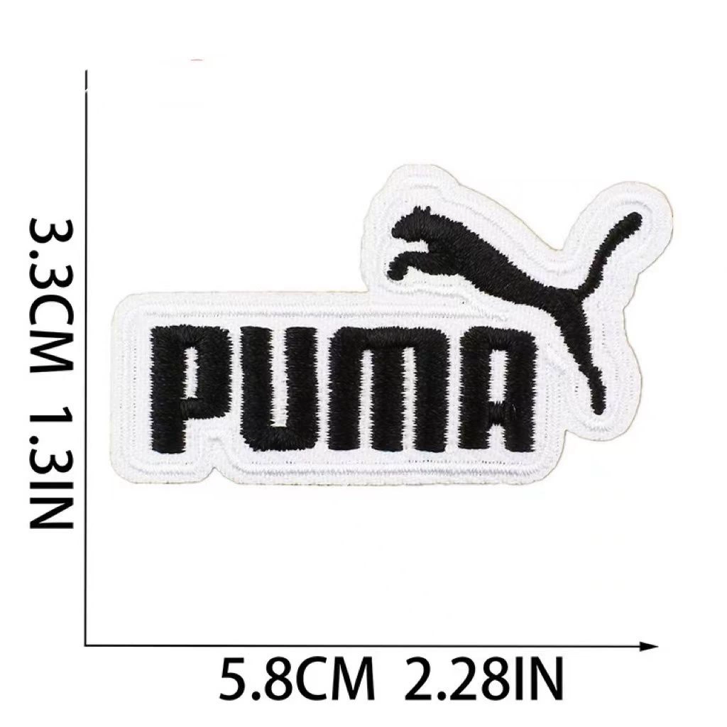 Нашивки для одежды с буквенными логотипами, значками, вышитыми этикетками, украшениями джинсов с логотипом бренда, ремонтом дырок, шитьем, нашивками «сделай сам» с пришиванием.