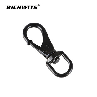 Blackened universal hook traction rope swivel key chain stainless steel swivel hook key chain 304 stainless steel