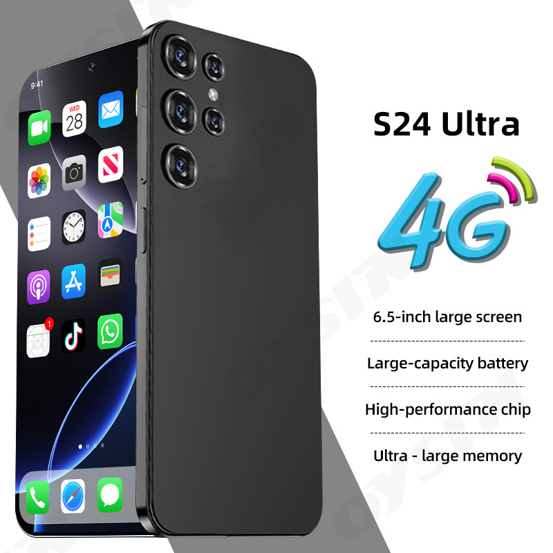 Full-Band Tk Popular Cross-Border Mobile Phone S24Ultra, Brand New Android Phone 4G+64G, Factory Wholesale Price