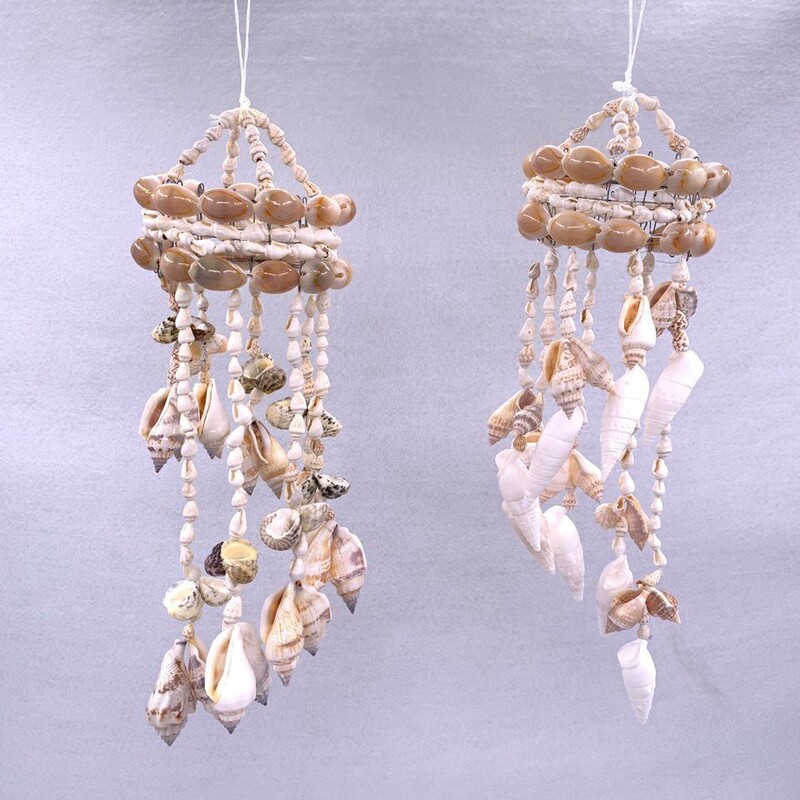 Wholesale Educational Sea Shell Wind Chime Decoration Hanging Ornaments, Crafts, Backdrop Decorations, Kindergarten Birthday Party Favors