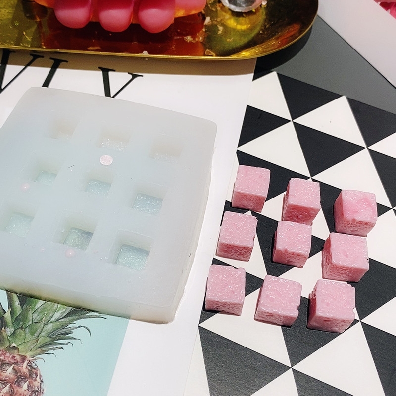 Galleta oblea de chocolate galleta simulación silicona molde DIY hecho a mano epoxi arcilla fondant Decoración