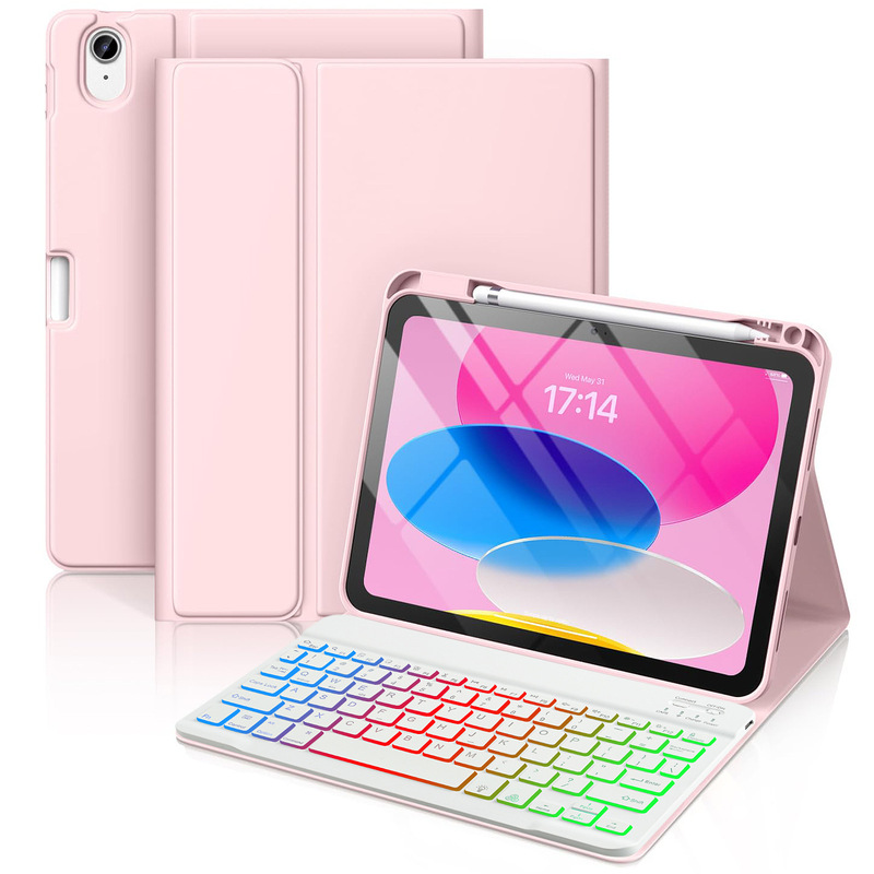 iPad11 A16 タブレット保護カバー 10.9Pro11 Bluetooth バックライト付きキーボード Air11 ペンスロットに適しています。|undefined