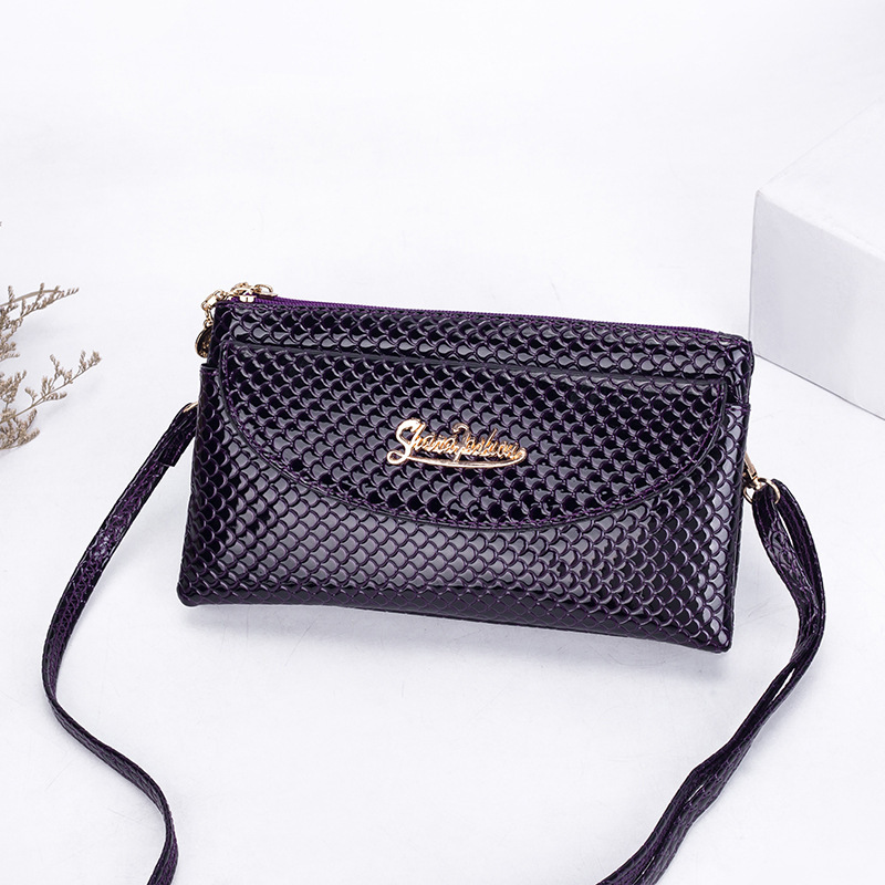 middle aged women's one shoulder twin messenger bag street stall night market vegetable market shopping coin purse running around_voghion.com