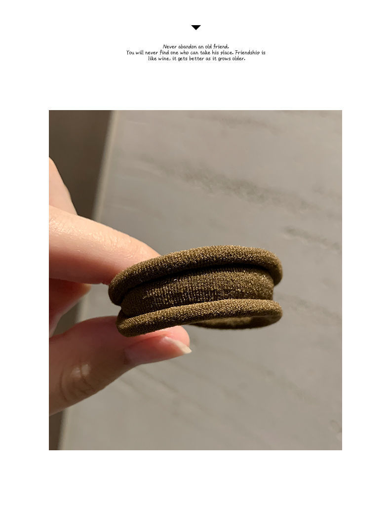 Barrel seamless hair tie