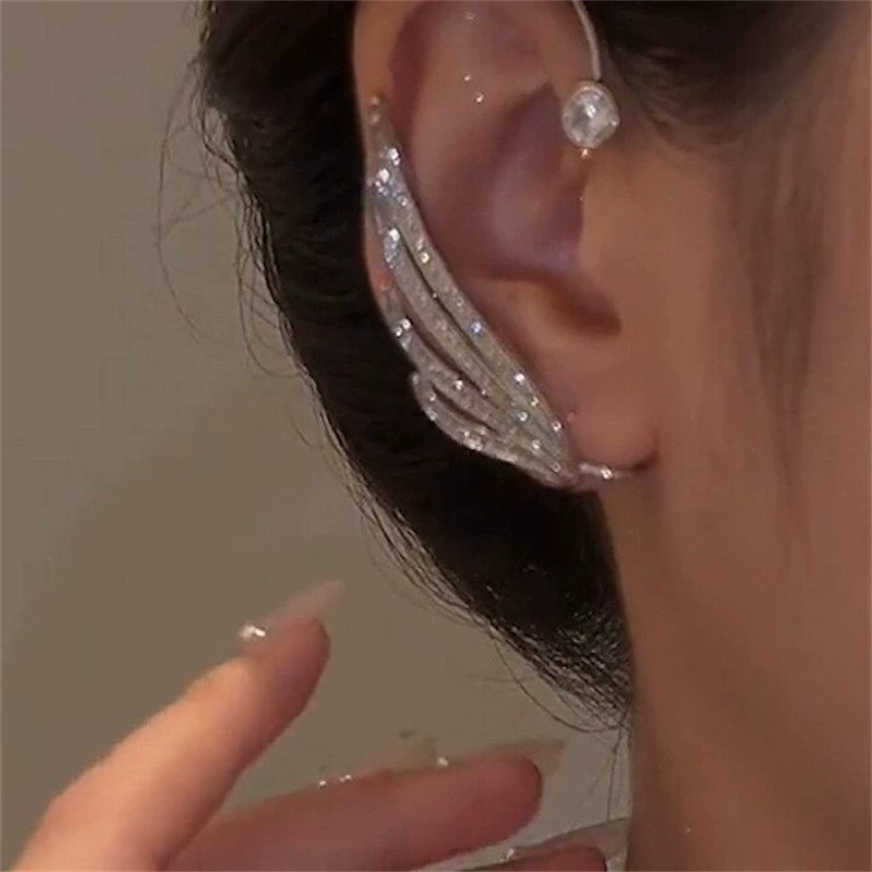 Клипсы для ушей, модные универсальные серьги, без проколов
