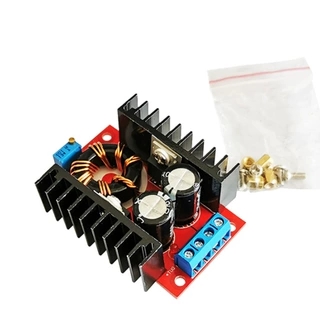 150W升压电源模块DC-DC12-32V转12-35V连续可调车载电源板 带螺丝