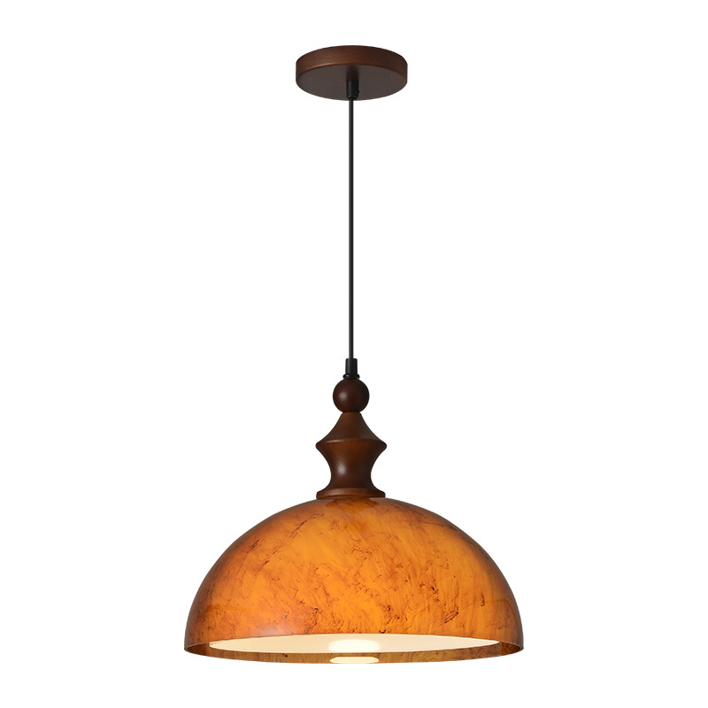 Lámpara colgante retro americana para restaurante, bar, hogar, cafetería, de diseño vintage, pintada, L138