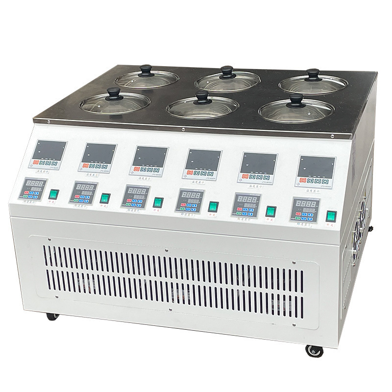 数显六孔搅拌锅 实验室制冷搅拌水槽 LYSY-206 低温恒温反应浴
