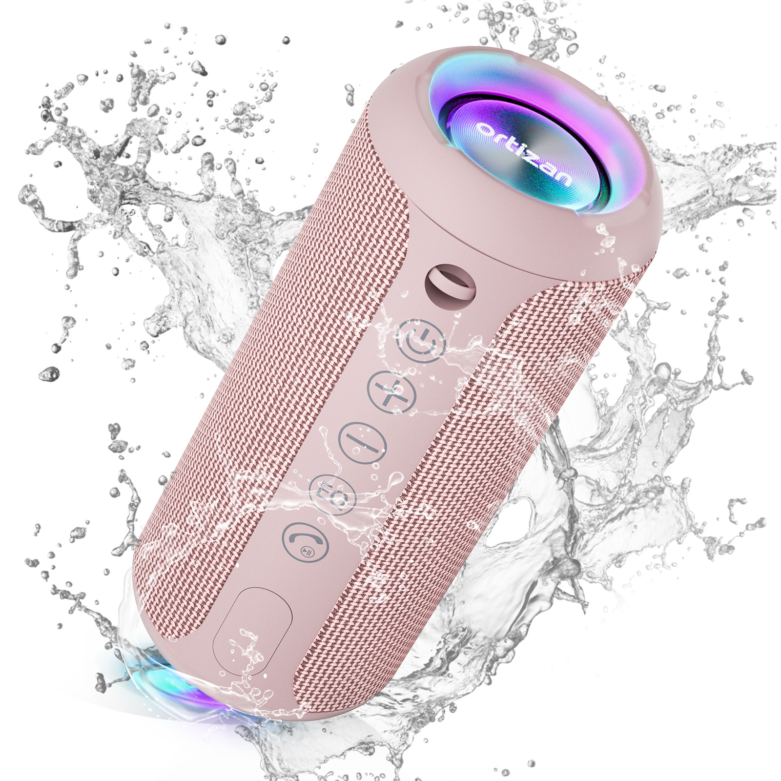Ulyssen X10B Bluetooth audio inalámbrico tela lámpara de color subwoofer de usuario doméstico fuera del altavoz Bluetooth portátil impermeable