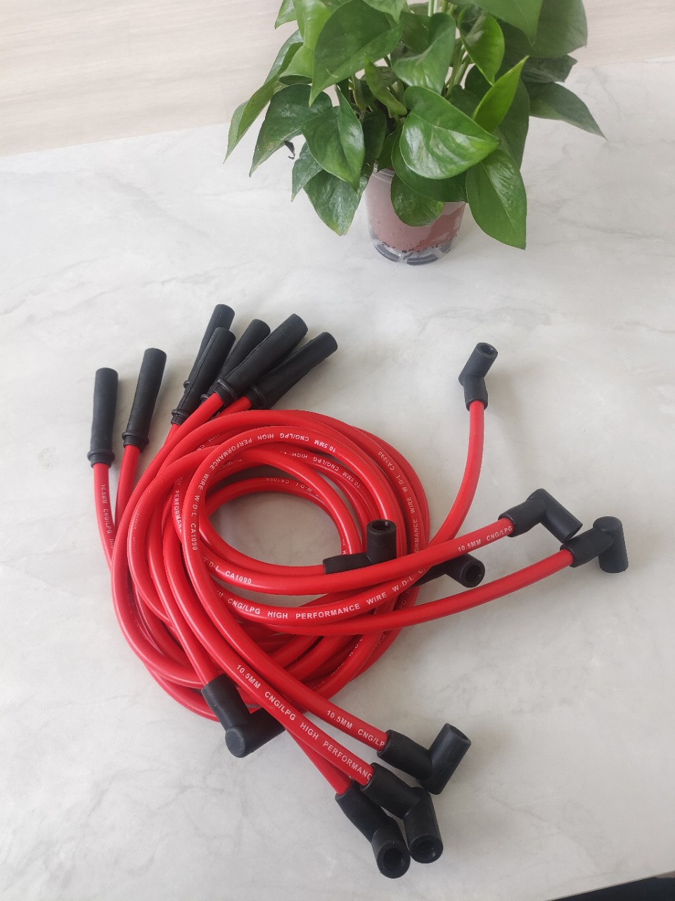 10.5mm high quality spark plug wire set for HEISBCBBC 350 383 454 electronic C66