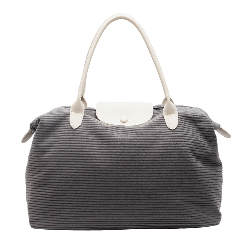 Bolso de equipaje de gran capacidad para viajes de cercanías para mujer 2024 invierno nuevo bolso de viaje de moda versátil bolso de espera ligero de un solo hombro