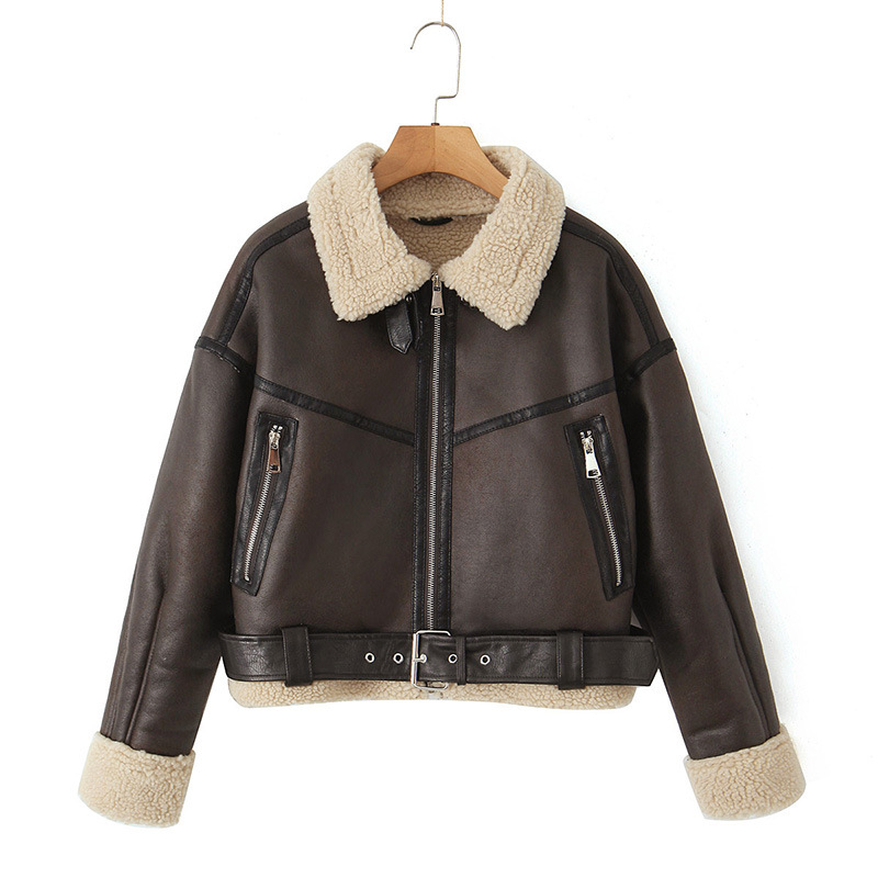 Women's Clothing fur lambskin coat jacket with various styles fashionable street trend lapel_voghion.com