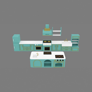 Professional Experience Supermarket Children's Professional Experience Hall Kindergarten Doll House Theme Park Equipment Role Play