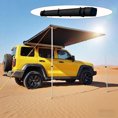 Avtomobil yan çətirləri – Tour Car Canopy - aluminum-alloy-shell-car-side-tent-16x25-light-luxury-model