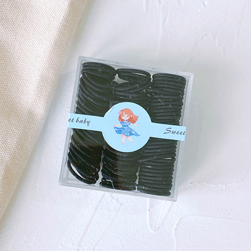 박스형 "100 루트" 검은 색 부드러운