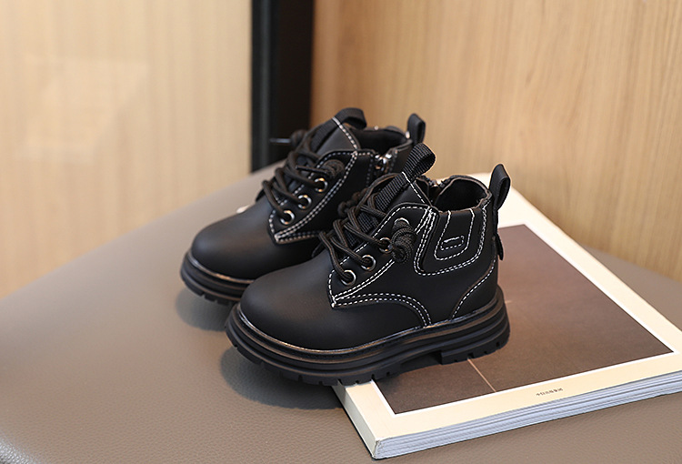 Child's shoes Kids single boots Fashion big yellow boots_voghion.com