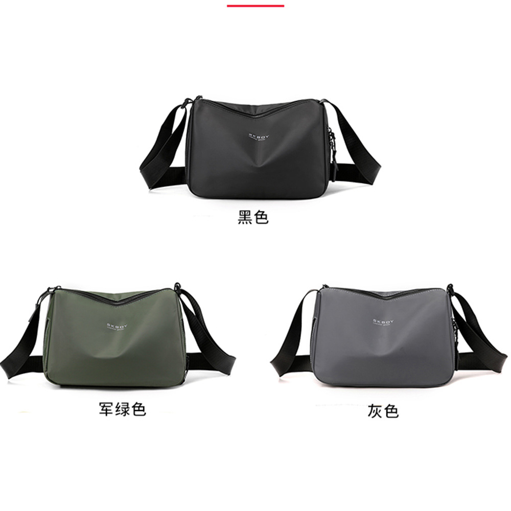 Nueva tendencia de la moda simple bolso de mensajero casual para hombres premium ins versión coreana de todo fósforo bolso de hombre de gran capacidad de un solo hombro
