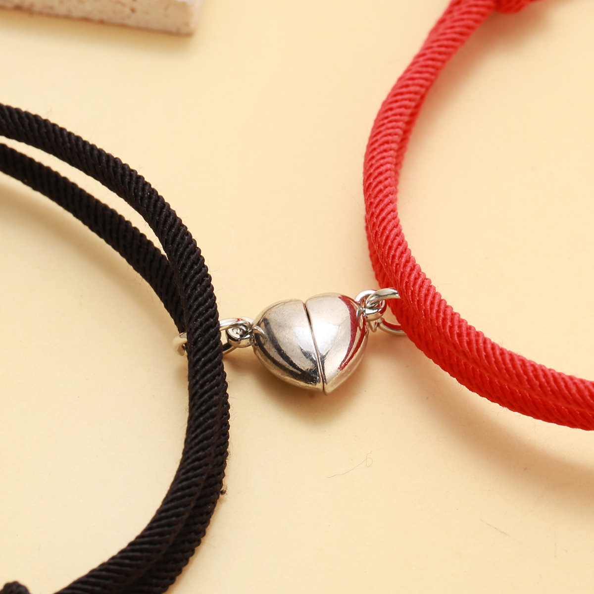 1 Pair Original Design Bear Mixed materials Nylon Couple Bracelets
