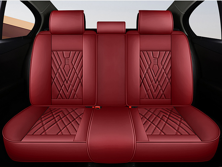 2025 Summer New Nappa Leather All-Season Car Seat Covers Amazon Cross-Border Wholesale Car Seat Cushions