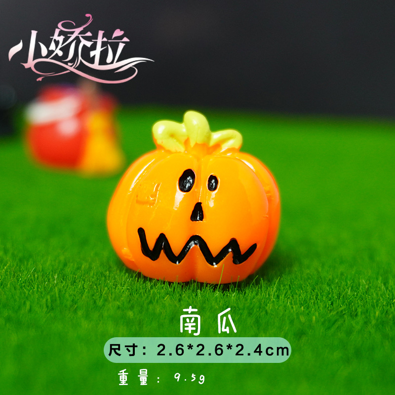 Nueva decoración transfronteriza Halloween calabaza fantasma calabaza mágica sombrero fantasma pequeña decoración micropaisaje paisajismo