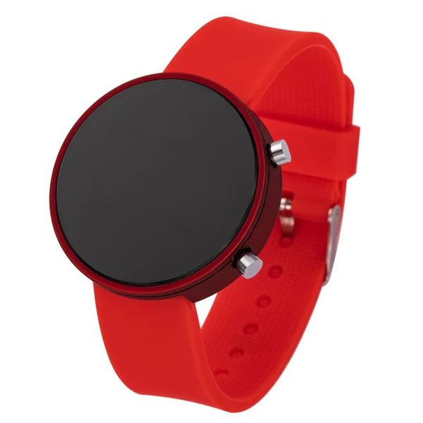 Custom Led Watch Round Alloy Shell Silicone Table Men and Women Neutral Korean Jelly Leisure Waterproof Table