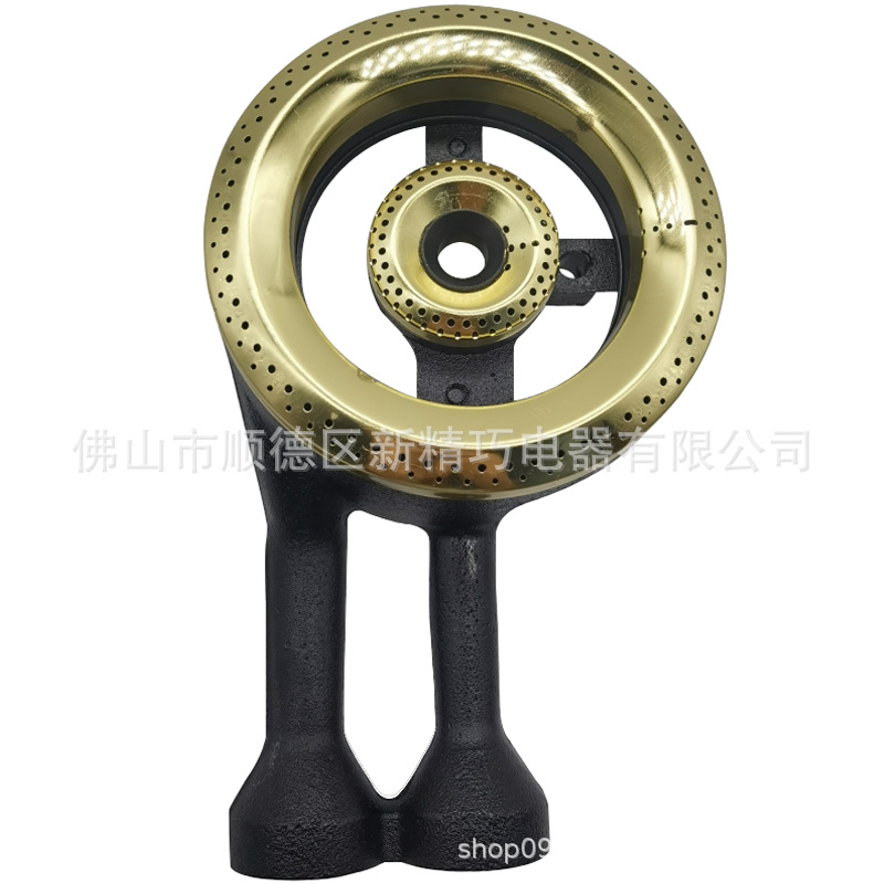 Desktop Household Gas Stove Liquefied Gas Natural Gas Direct Injection Burner Flame Cover Accessories Wholesale 120 Gold-Plated High Flame