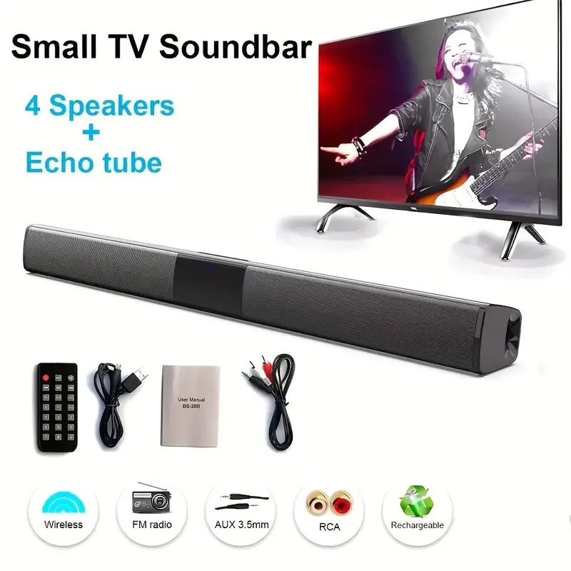 Sound Bar Long Bluetooth Audio TV Speaker Echo Wall Computer Large Volume Subwoofer Living Room Home Sound Bar Long Bluetooth Audio TV Speaker Echo Wall Computer Large Volume Subwoofer Living Room Home
