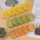 Simulation lemon slice hairpin funny fun cute fruit slice girl side bangs hair card night market stall creativity