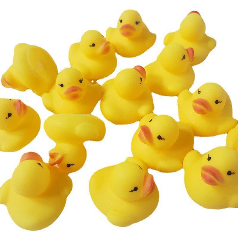 Bathing and water play little yellow duck squeaking toy, swimming pool bathroom duck, small gift for milk tea shops Bathing and water play little yellow duck squeaking toy, swimming pool bathroom duck, small gift for milk tea shops