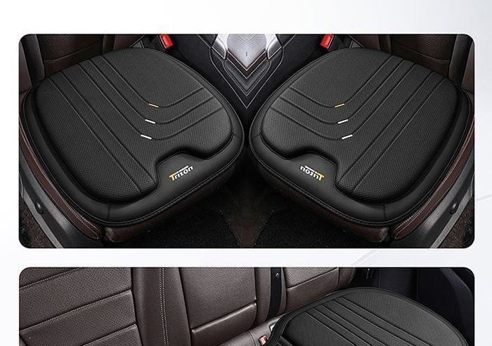 Summer rear seat luxury car seat cushion, breathable leather, ventilated, suitable for all seasons, three-piece set, single piece