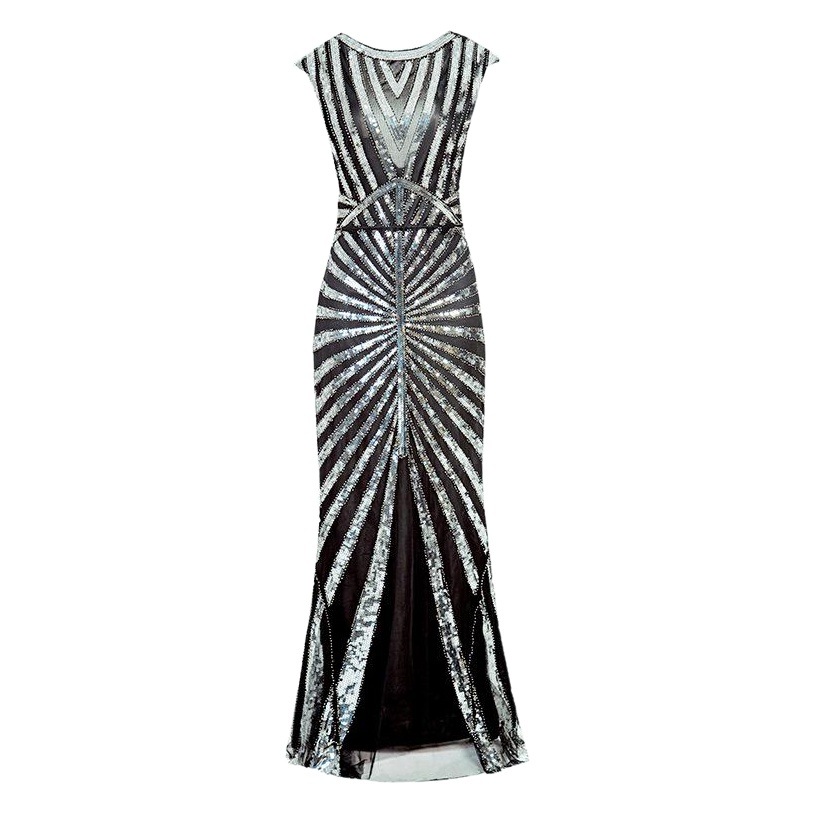Amazon popular lentejuelas cola de pescado dobladillo largo slim fit vestido de fiesta Reunión Anual de alta gama banquete vestido de banquete