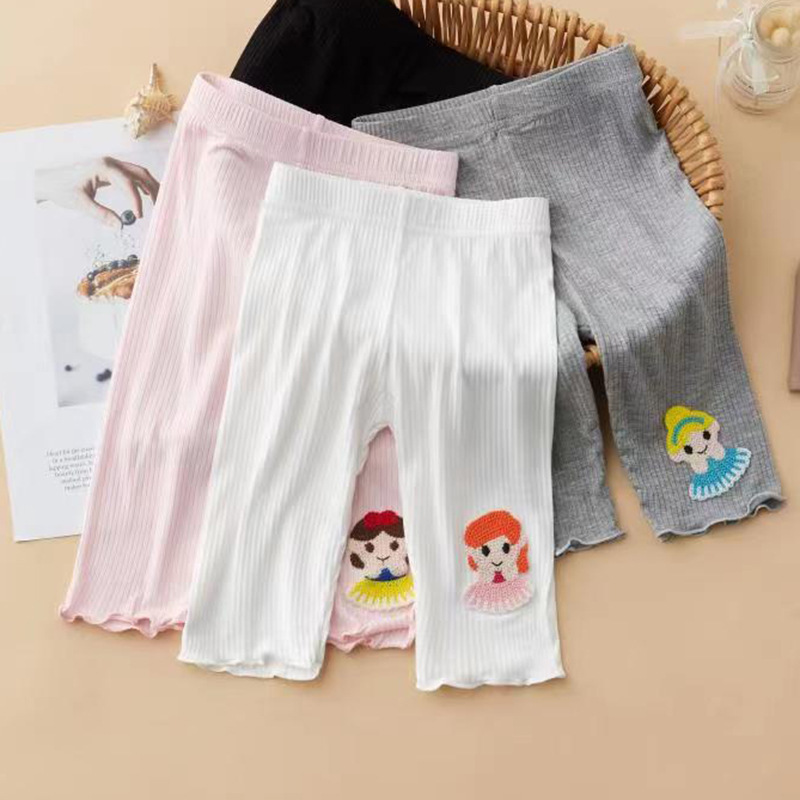 Girls' leggings, autumn/spring 2025 new style, stretchy pants, fashionable children's tight pants, 1-5 years old