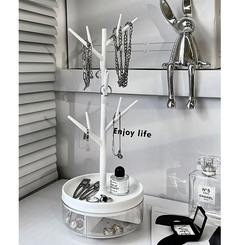 Branch jewelry storage rack student desktop dresser compartment jewelry earrings earrings necklace storage box display rack