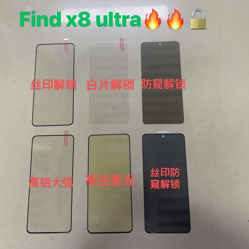 适用于红米K80Pro钢化膜全屏红米K80U防窥高清手机指纹解锁保护膜|undefined