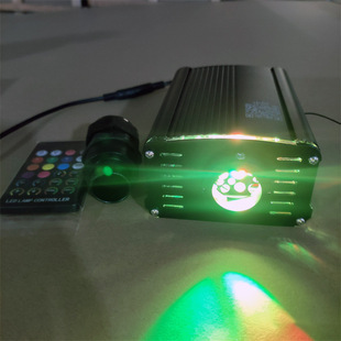 Pmma Plastic Fiber Optic 18 Watt Led Light Source Full Color Fiber Optic Ventilator 12V Car Starry Sky Ceiling Fiber Optic Machine
