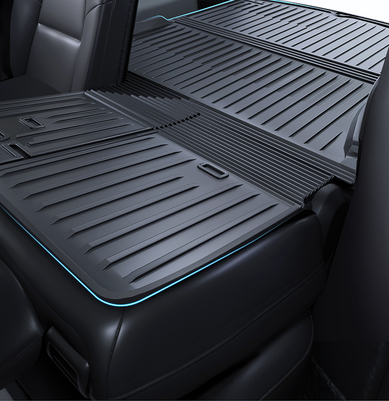 Suitable for the New Version of Tesla Model Y Trunk Mat Tpe Front and Rear Trunk Mat Modified Interior Accessories Wholesale