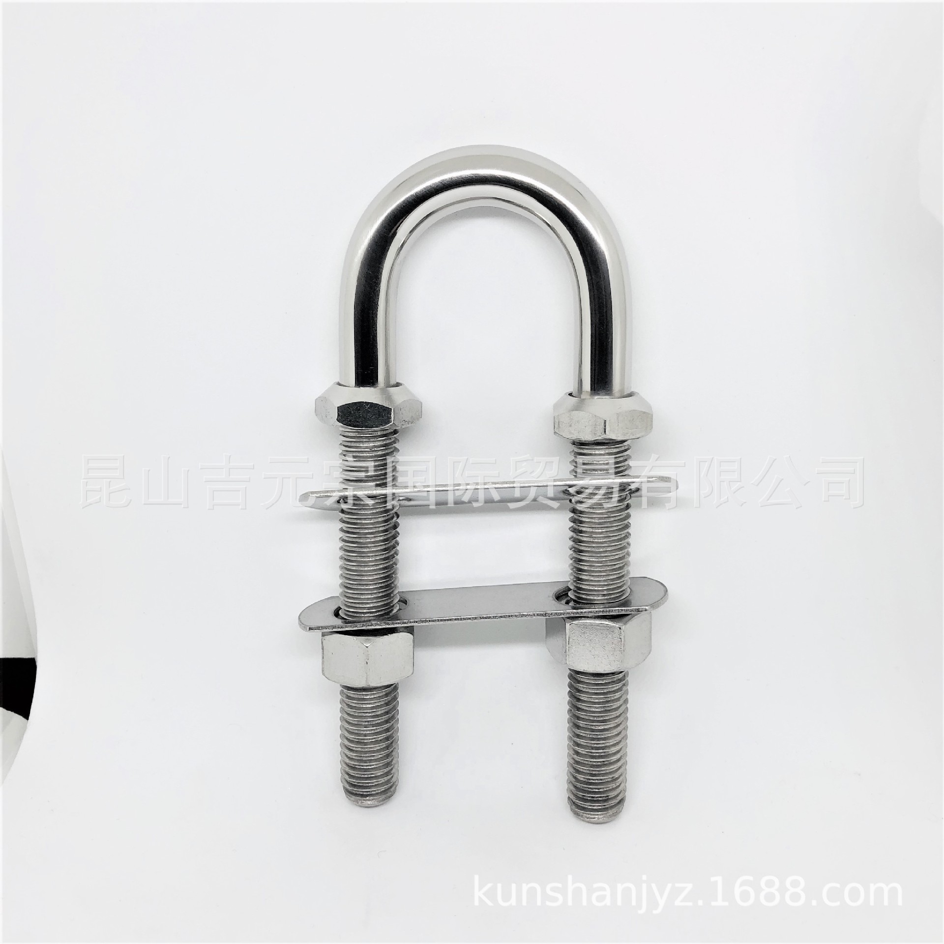 不锈钢304 3/8inch x 3inch U型栓 船用配件 游艇配件 船舶配件
