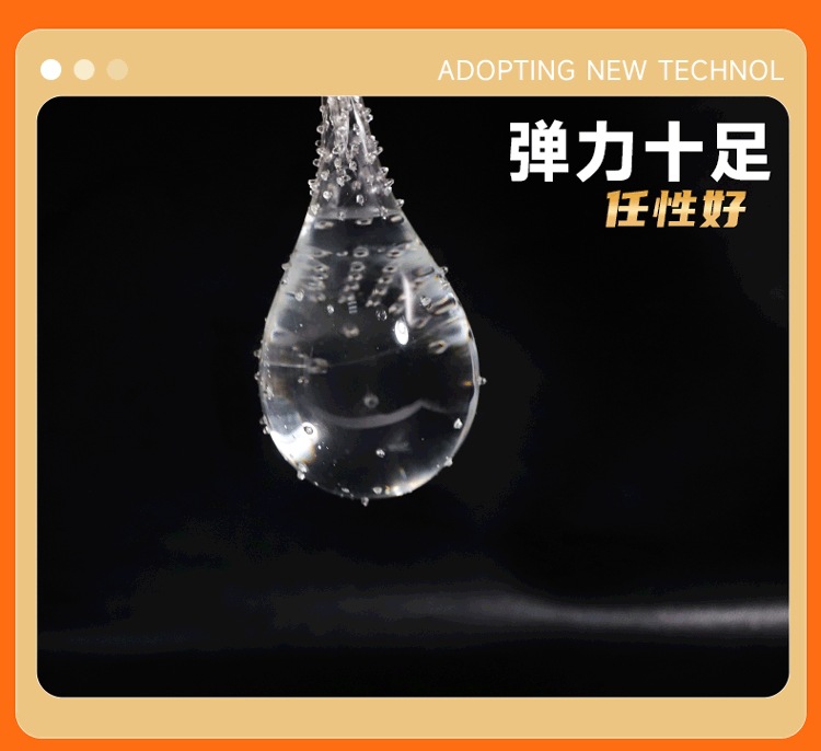 Wolf Tooth Textured Penis Headgear in Clear TPE for Couples — detail image 9